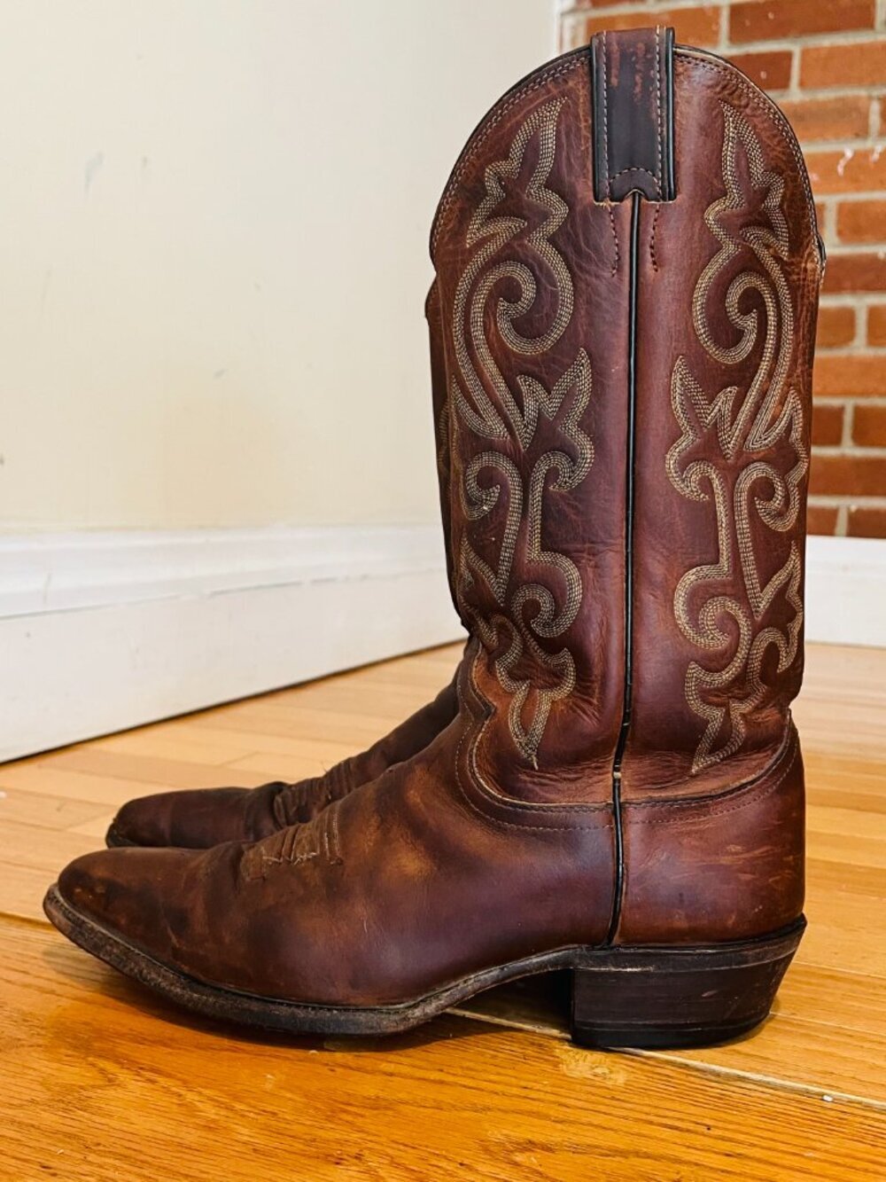 Vintage Women's JUSTIN Cowboy Boots Size 9.5 B - Picture 7 of 16